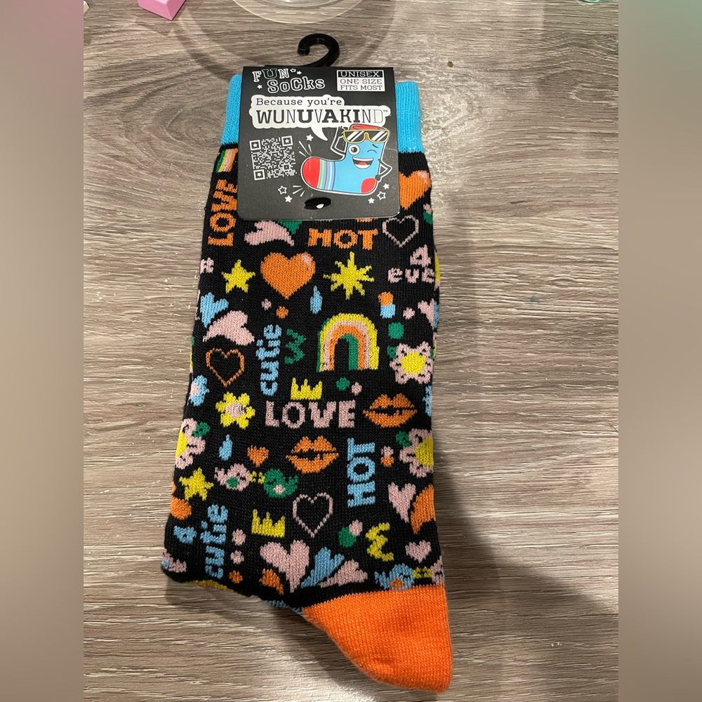 Colorful Graphic Socks NWT